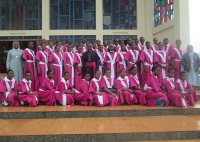 SCHOOL CHOIRS WITH BISHOP